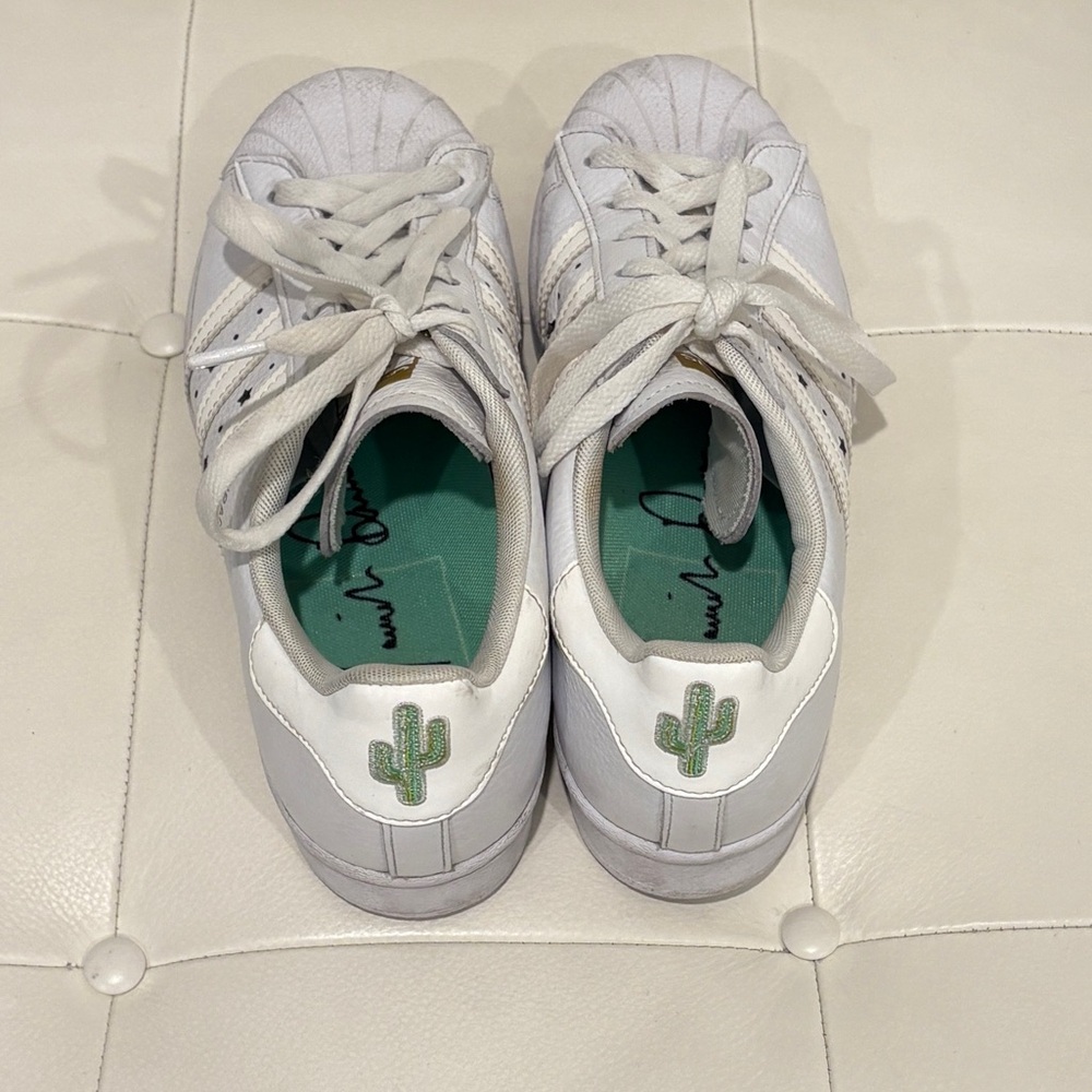 Adidas Superstar Advanced Mariah Duran White Leather Women’s Skate Shoe Size 7.5